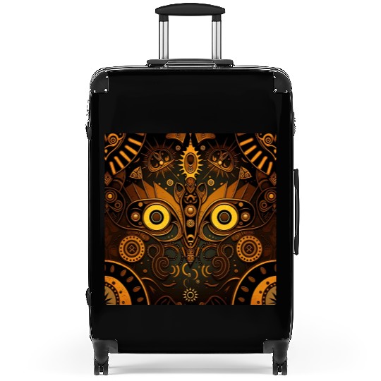 New Age 1920s Abstract Steampunk Design Suitcases