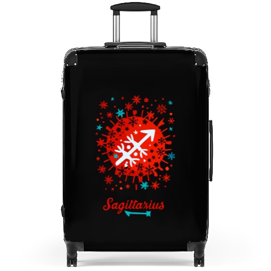 Sagittarius in the Winter Wonderland Suitcases