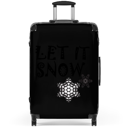 let it snow on Suitcases