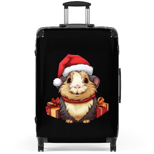 Guinea pig Christmas Suitcases