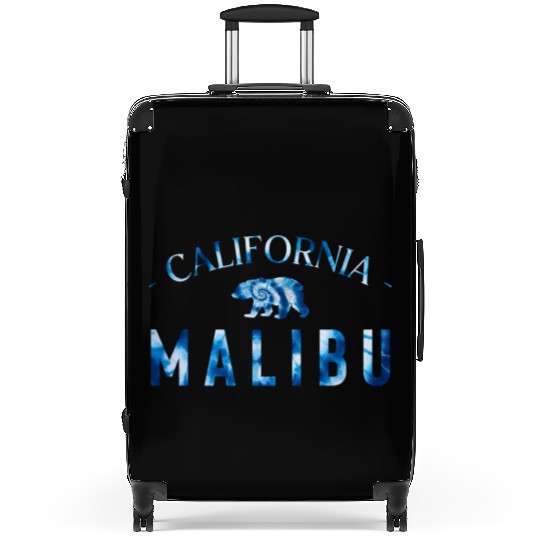 Malibu California Bicycle Club In a Tie Dye Design Suitcases