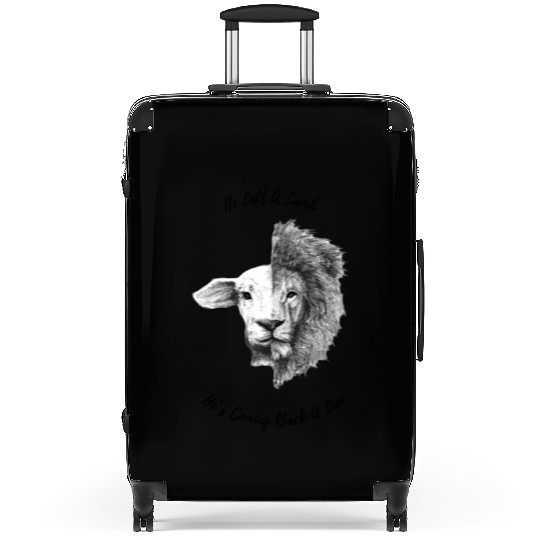 He Left A Lamb 4500 x 5400 px Suitcases
