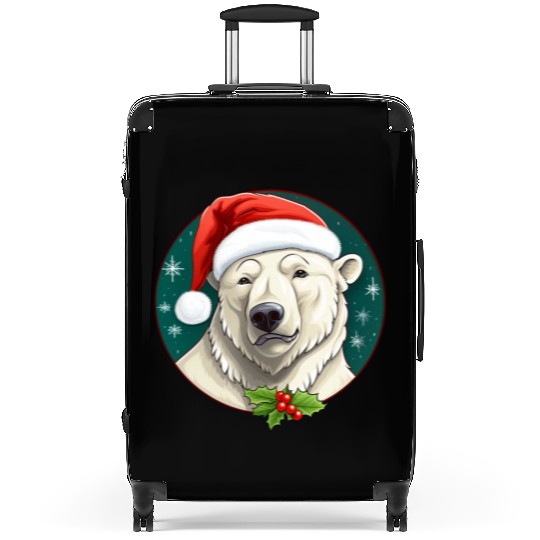 Polar bear Christmas Suitcases