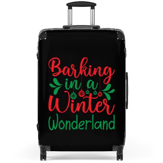 Barking in a winter wonderland, Christmas Gifts Suitcases