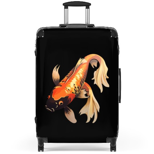 Koi Fish Japanese Carp Pond Suitcases