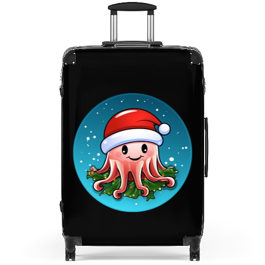Jellyfish Christmas Suitcases