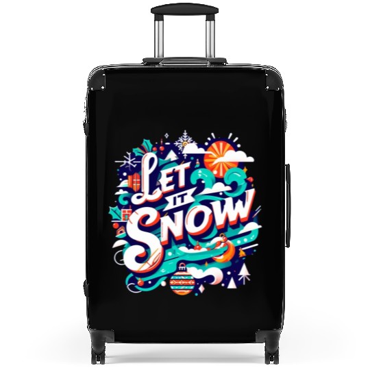 For You Who Love Snow, Let it Snow Suitcases