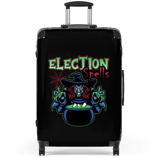 Election Spells Witch Spooky Halloween Meme Voter Suitcases
