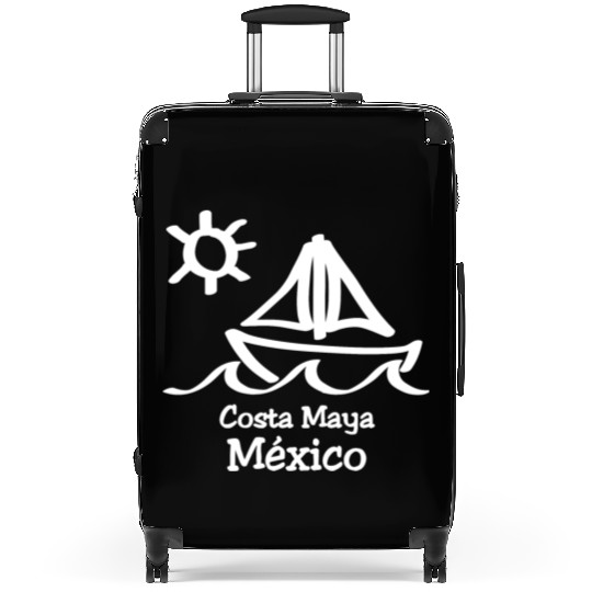Costa Maya Mexico Sailboat Vacation Trip Beach Suitcases