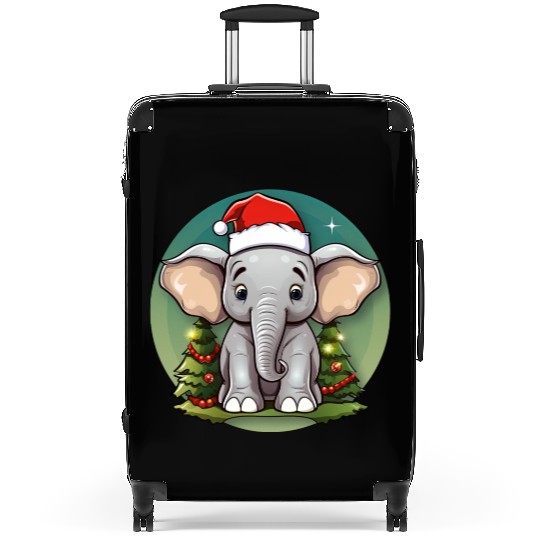 Elephant Christmas Suitcases