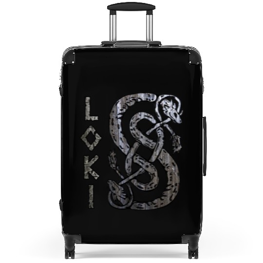 Loki's Symbol The Serpent Suitcases Thor Mjolnir Valknut