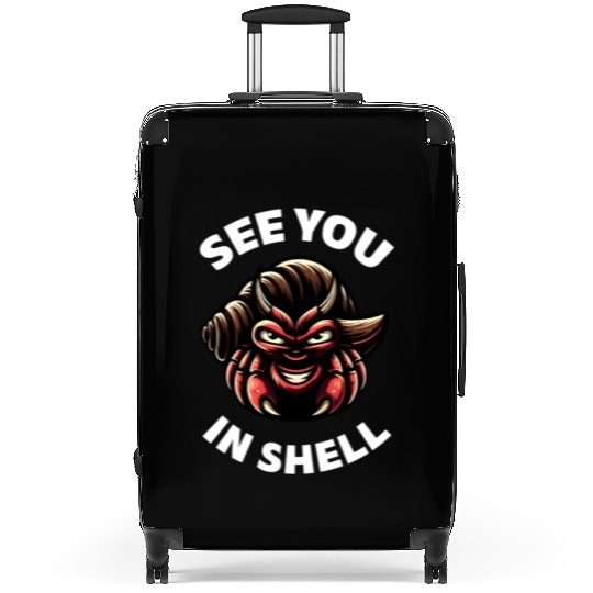 Sea Creature Seafood Shells Hermit Crab Lover Suitcases