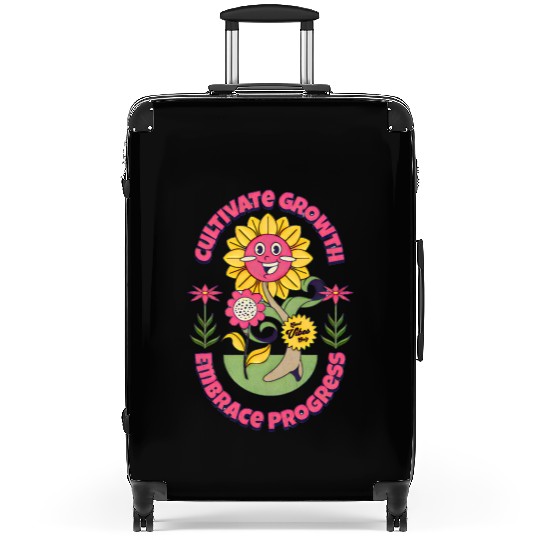 cultivate growth, embrace progress Suitcases