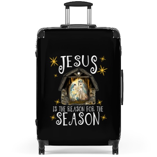 Nativity Jesus Is The Reason For The Season Ger Suitcases