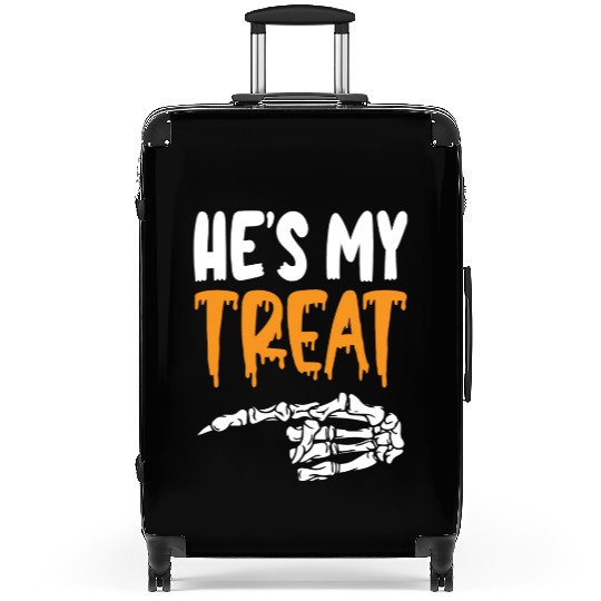 He s My Trick Halloween Spooky Suitcases