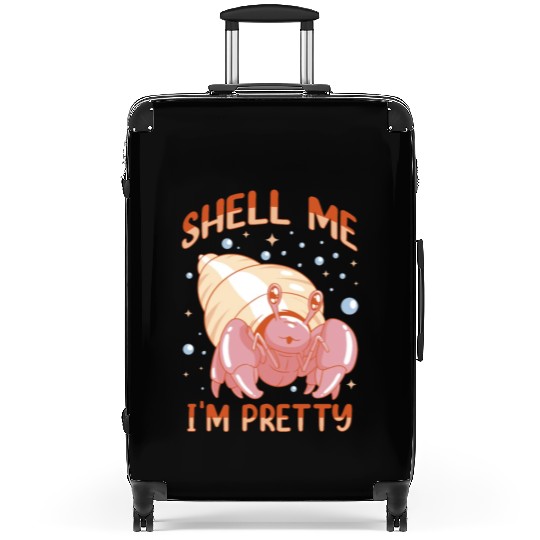 Sea Creature Seafood Shells Hermit Crab Lover Suitcases