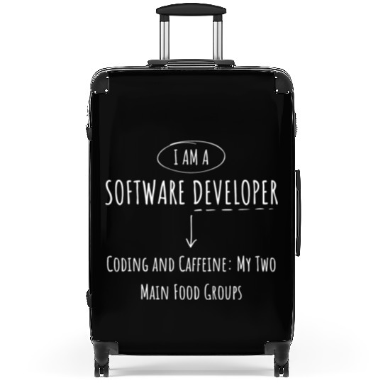 Proud Software Developer Suitcases - Embrace Expertise