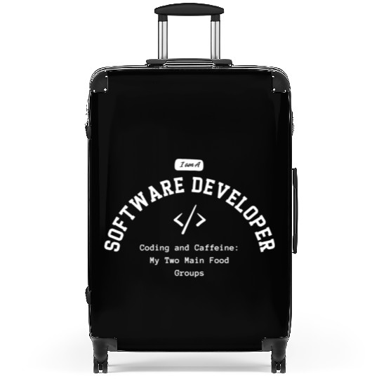 Proud Software Developer Suitcases - Embrace Expertise