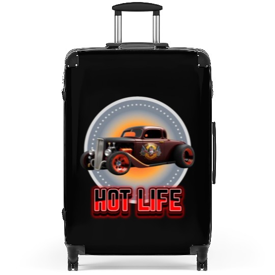 Hot Life Hot Rod Car Suitcases