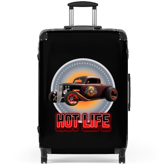 Hot Life Hot Rod Car Suitcases