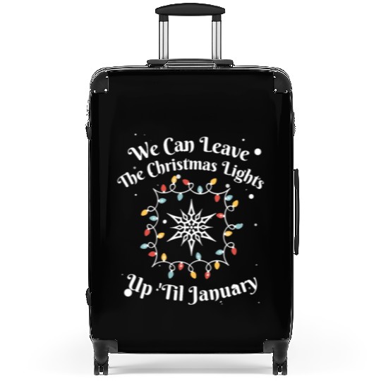 Holiday Cheer Christmas Light Message Suitcases