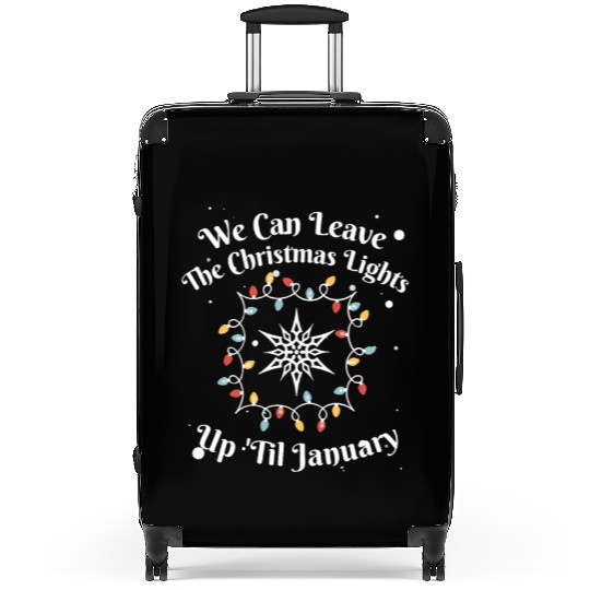 Holiday Cheer Christmas Light Message Suitcases