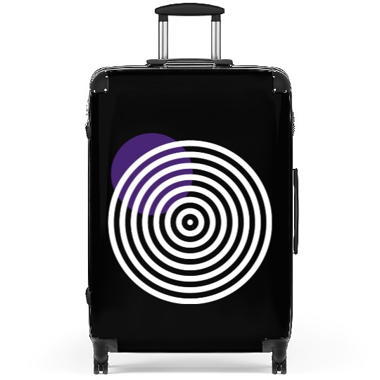 homelon purple dot invert Suitcases
