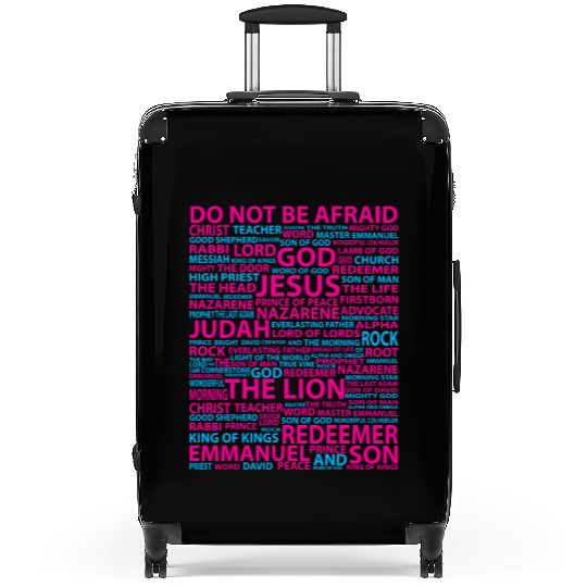 Jesus: Heavenly Names Patchwork Suitcases