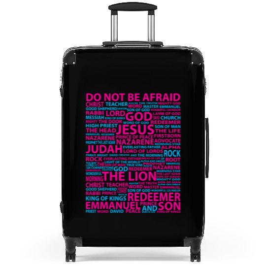 Jesus: Heavenly Names Patchwork Suitcases