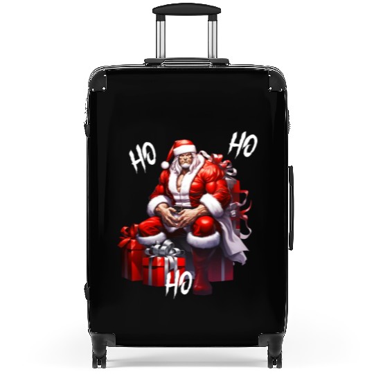 Ho Ho Ho Gym Santa Suitcases