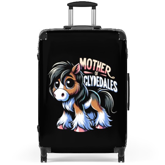 Draught Horse Lover Giant Horse Breed Clydesdale Suitcases