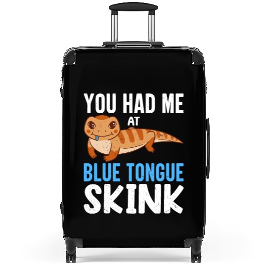 Lizard Collector Reptile Lover Blue Tongue Skink Suitcases