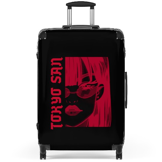 Japanese Street Aesthetic Tokyo Anime Suitcases