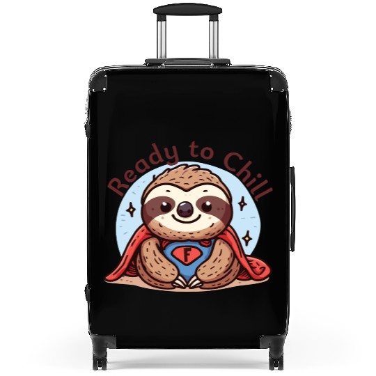 Sloth Superhero Sloths Chill Out Superpower Suitcases