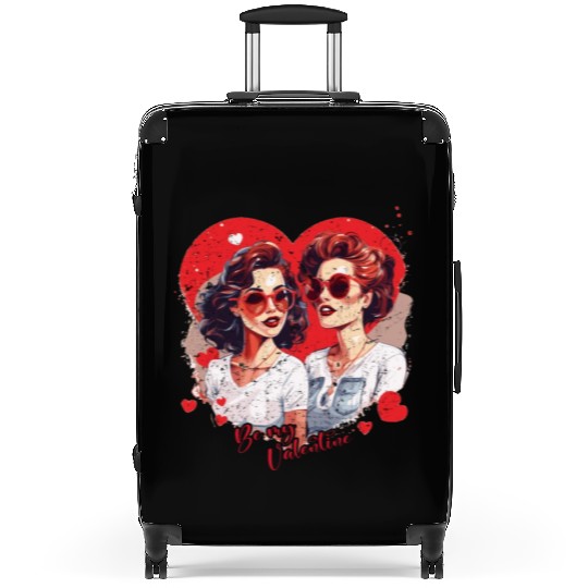 Valentines Day Outfit For Her And Her in love Suitcases