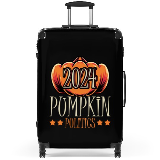 2024 Pumpkin Politics Vote Meme Halloween Voting Suitcases