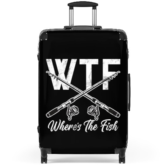 WTF Wheres The Fish Catfish Catfishing Angler Suitcases