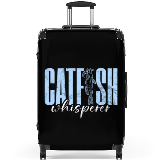 Catfish Whisperer Catfishing Angler Noodler Suitcases