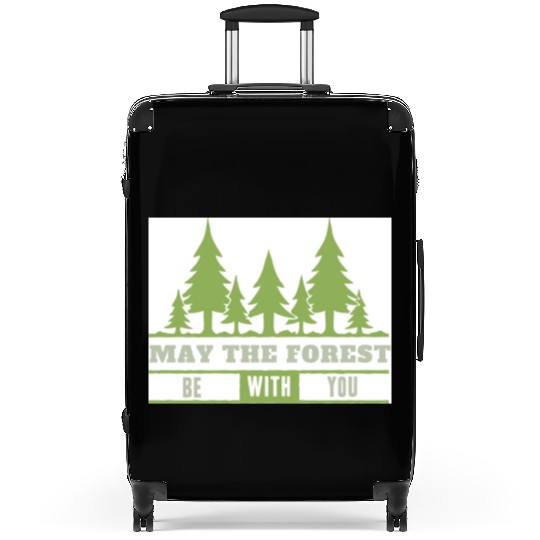 May The Forest Be With You Suitcases