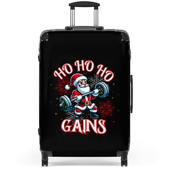 Santa Claus Christmas workout Suitcases