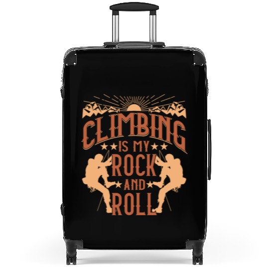 Climbing is my 'rock' and roll Suitcases