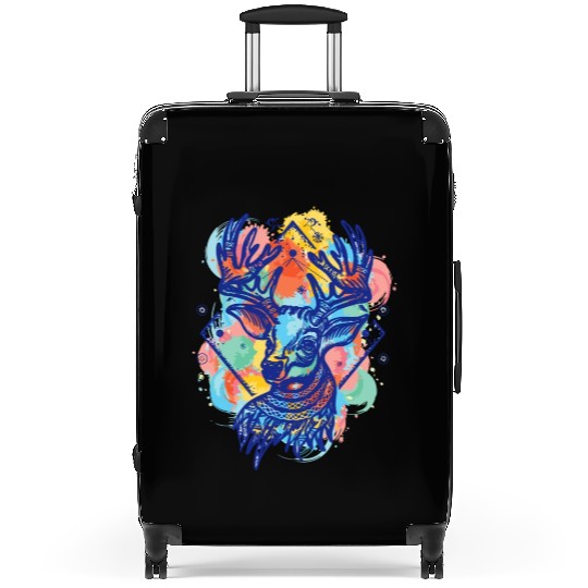 Winter Wonderland: Deer Color Design Suitcases