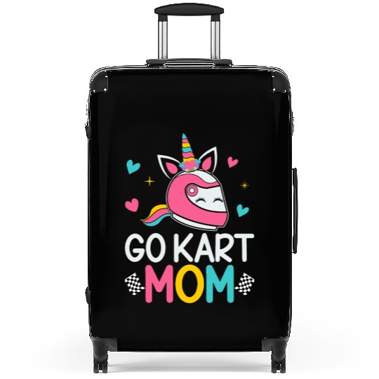 Go Kart Racing Female Go Kart Racer Suitcases