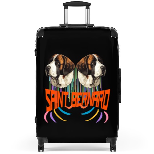 Saint Bernard Dog Dad - Saint Bernard Dad b Suitcases