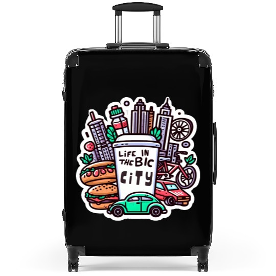 Celebrating Life in the Big City with Stylish Suitcases