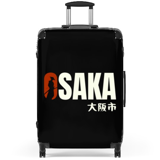 Osaka Typography Suitcases - Urban Statement