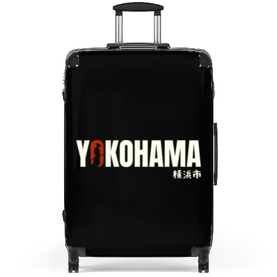 Yokohama Typography Suitcases - Urban Statement