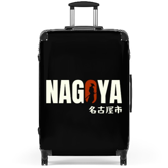 Nagoya Typography Suitcases - Urban Statement