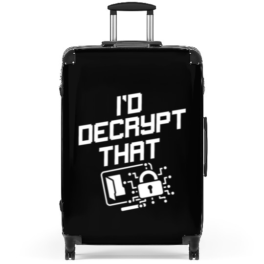 I'd Decrypt That Funny Cyber Security Software Suitcases