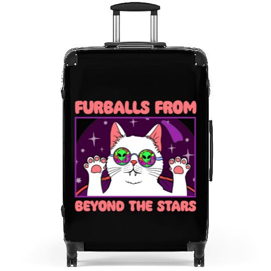 Cat Alien, Aliens, UFO, UAP, Space Unknown Flight Suitcases